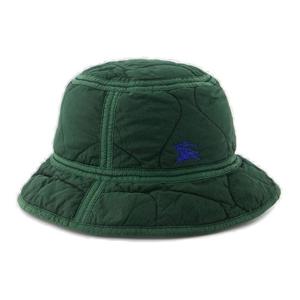 26 SS 버버리 로고 엠브로이디드 퀼팅 버킷 모자 그린 8082705