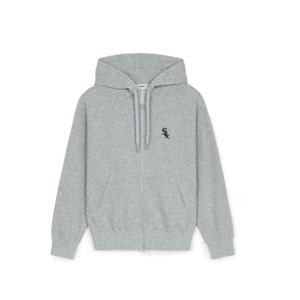 MLB 베이직 스몰로고 오버핏 투웨이 후드집업 A3 3ATRB0151 44MGS