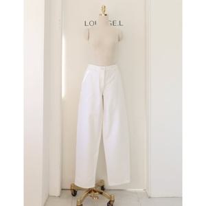 [라운지엘] 샤넬 CC로고 화이트 데님 팬츠 36 P79083 V71308 NADKJ