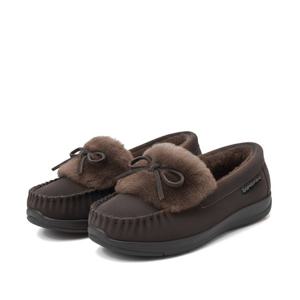 베어파우 CAROL 여성 천연가죽 방한 여성 모카신 3999004QD-W