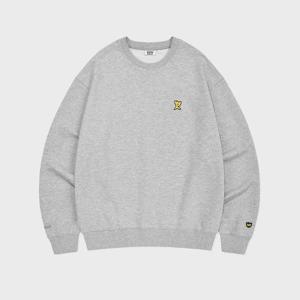 [와키윌리]와키윌리 시그니처 키키 로고 맨투맨 그레이 WA2601CR