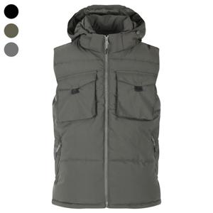 남자 겨울 두툼한 충전재로 강력한 보온 패딩조끼 IE-L-VEP-WK-4002-카키