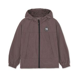 MLB키즈 스트릿 체크 립스탑 바람막이점퍼 (7AWJB016150BRS)