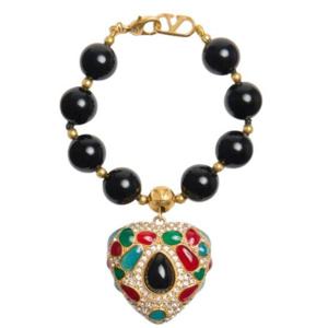 발렌티노 가라바니 팔찌 8W2J0Y49QBT R4J Black