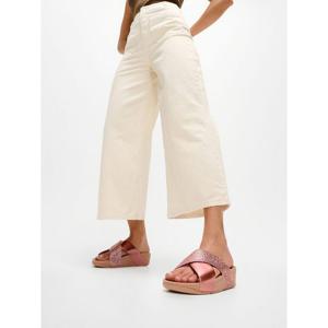 [핏플랍][삼성물산공식] 여성 루루 크리스탈 믹스 메탈릭 크로스 슬라이드 메탈릭 러스트 로즈 (FT64K2D107)