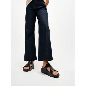 [핏플랍][삼성물산공식] 여성 루루 레더 H바 슬라이드 올 블랙 (FT64K2D115)