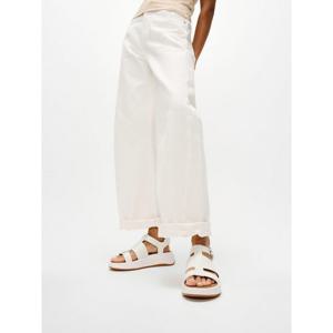 [핏플랍][삼성물산공식] 여성 F모드 레더 플랫폼 피셔맨 샌들 어반 화이트 (FT64K2S061)