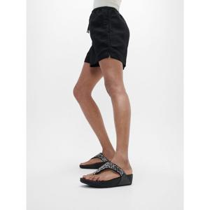 [핏플랍][삼성물산공식] 여성 루루 크리스탈 믹스 토 포스트 샌들 올 블랙 (FT61K2T025)