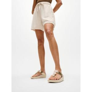 [핏플랍][삼성물산공식] 여성 할로 비즈 서클 메탈릭 토 포스트 샌들 플라티노 (FT61K2T049)