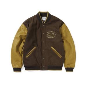 디스이즈네버댓 THISISNEVERTHAT ULTRAS Varsity Jacket Brown TN243POWLS01BRN 349565