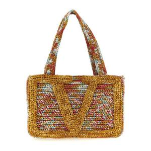 발렌티노 비바슈퍼스타 크로셰 미디엄 쇼퍼백 W2B0S11KUI WSW