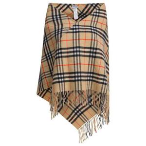 26 SS 버버리 체크 프린지 엣지 케이프 베이지 8113128