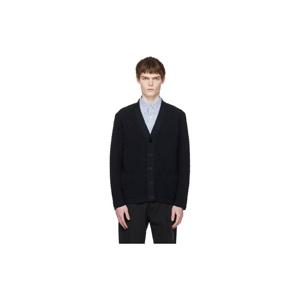 26 SS 발망 남성 네이비 모노그램 바니스 니트 가디건 261251M200000