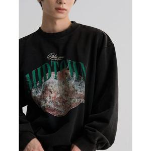 (456241MC45) [에잇세컨즈] 해비웨이트 다잉 미드타운 스셔츠  블랙