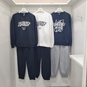 [행텐주니어]맨투맨 티 조거 바지 세트14560-031-204-08