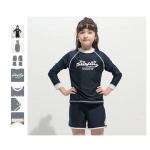 [티막]티막 여아동 레쉬가드 세트 2PC  LKF0651 NV