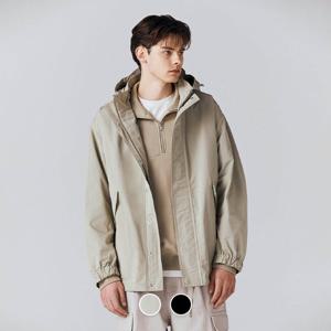 [지오다노]남성 바람막이 자켓 밀리터리 후드 파카 074505