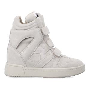 이자벨마랑 스웨이드 웨지 벨크로 하이탑 스니커즈 BK0010FAB3E