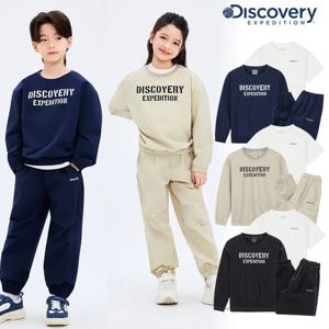 디스커버리키즈 DKAZ11061 키즈 우븐 맨투맨+팬츠+반팔티 3SET