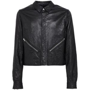 릭오웬스 Tour Alice leather shirt jacket 83I-ATE012