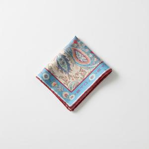 ETRO 26SS 플로럴 &AMP  리피 페이즐리 프린트 모티프 실크 스카프 (WAXA0017AKE20 X0804)