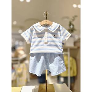 블루독베이비 10 26SS신상(BL) 큐트 마린 상하세트(백일돌아기옷) (14631361007)