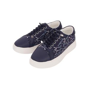 크로커다일레이디 네이비 캔버스 스니커즈_CLEMS1102