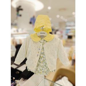 [압소바 의류] 릴 우주복 (모자포함) 니트가디건 세트 26년봄신상 (A1122301A5)