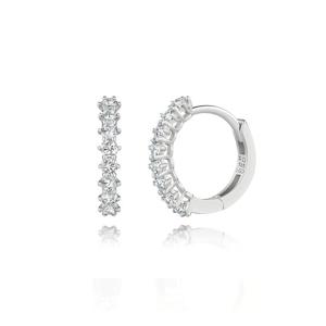 [로제도르] 드롭렛프롱올(M) 랩다이아 원터치 귀고리_2C2500053