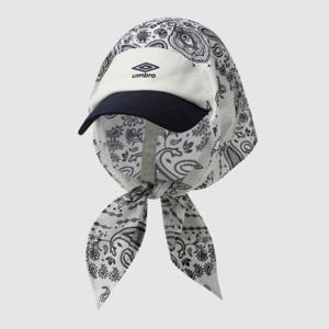 엄브로모자 VQA UQ323CCP90-ECR 패턴 스카프 썬캡 / BEIGE