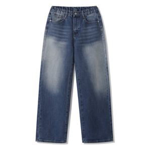 [엠엔씨][MNC] 남녀공용 히든밴딩 와이드 숏청바지 (MDPT003IT)