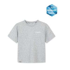 [디스커버리키즈]DKRS62036 키즈 프레시벤트 스몰로고 반팔티셔츠