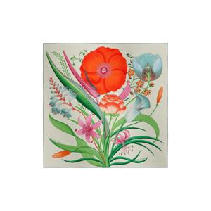 에르메스 부케 파이널 스카프 90 실크 트윌   블랑 카세 베흐미용 베르 H004283S08