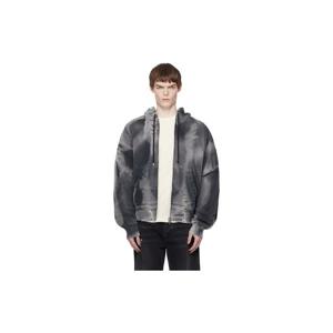 26 SS 아미리 남성 그레이 본즈 스터드 오버사이즈 집업 후드티 261886M202027