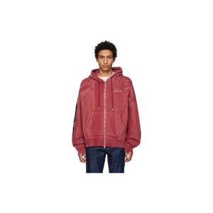 26 SS 아미리 남성 레드 본즈 스터드 오버사이즈 집업 후드티 261886M202026