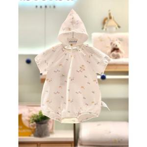 압소바 HK(아기슈트) 베아트 반소 바디슈트(모자)(26년SS신상품) (A1310623)