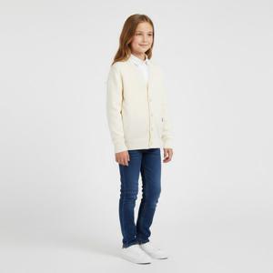 버버리키즈 기사로고 울 V넥 여아 가디건 80730514A