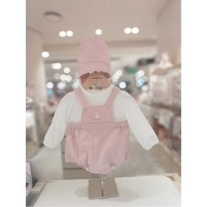 오가닉맘 키엘멜빵바디수트세트(바디수트+멜빵+모자) (MLSTQS0412)