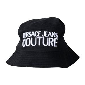 26 SS 베르사체 진스 꾸뛰르 커브드 네로우 브림 버킷햇 74YAZK05ZG009