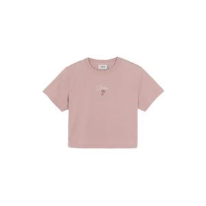 MLB  (3FTSB8463-10PKL) 여성 로고 포인트 크롭 반팔 티셔츠