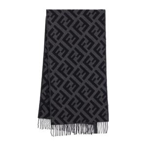 펜디 매크로 FF 모티프 캐시미어 머플러 FXT260 AVP9F0D9B