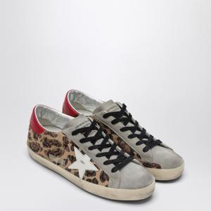 골든구스 레오파드 포니헤어 슈퍼스타 스니커즈 GWF00101F00810
