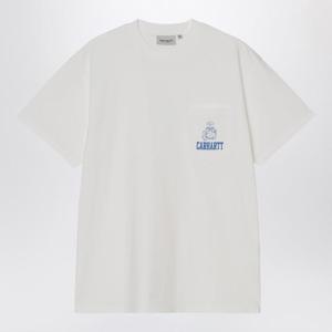 칼하트 WIP 숏슬리브 폰드 코프스 포켓 티셔츠 I036199CO White