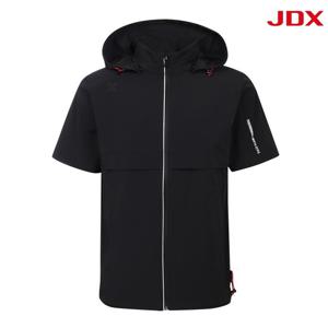 [JDX] [JDX] 남성 라이트 반팔 집업 점퍼(X1WJV2103BK)