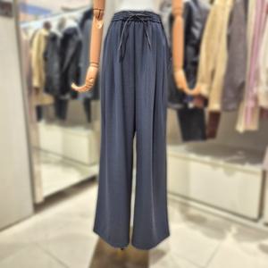 [비지트인뉴욕]허리밴딩 끈 와이드 팬츠 VC3LP60