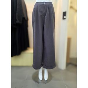 [플라스틱아일랜드]와이드핏 롤업 면 팬츠 PS7XA0P0_DJ