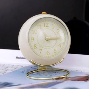 [데코] 모던홈 파스텔 알람 탁상시계 인테리어 아날로그