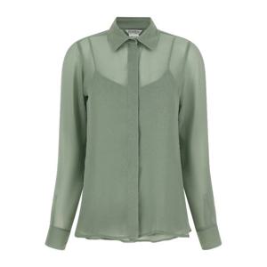 막스마라 MXMGOLFO 시스루 크레이프 드 신 셔츠 2611261012600