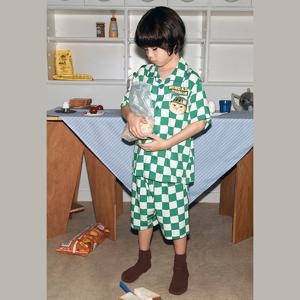 [탑텐키즈]공용) [마인드어데이 커버캣] 레이온 파자마셋업(5부) (MKG5UI3815)