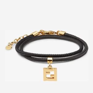펜디 포에버 펜디 더블 랩 가죽 팔찌 8AL293 AH9WF0A1F